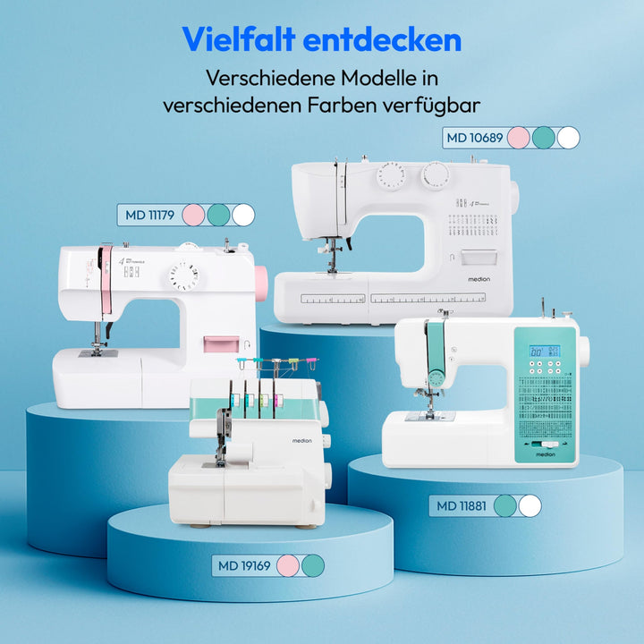 Nähmaschine 70W mit 12 Stichmustern und Knopflochautomatik - Bild 6
