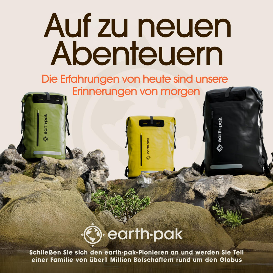 Wasserdichter Rucksack 35L Rolltop PVC mit Handyhülle IPX8 - Bild 9