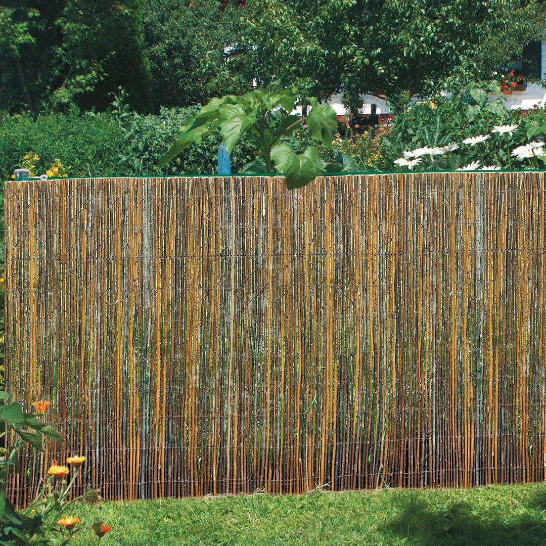Sichtschutzmatte Weide Natur 90x300 cm für Garten und Terrasse - Bild 5