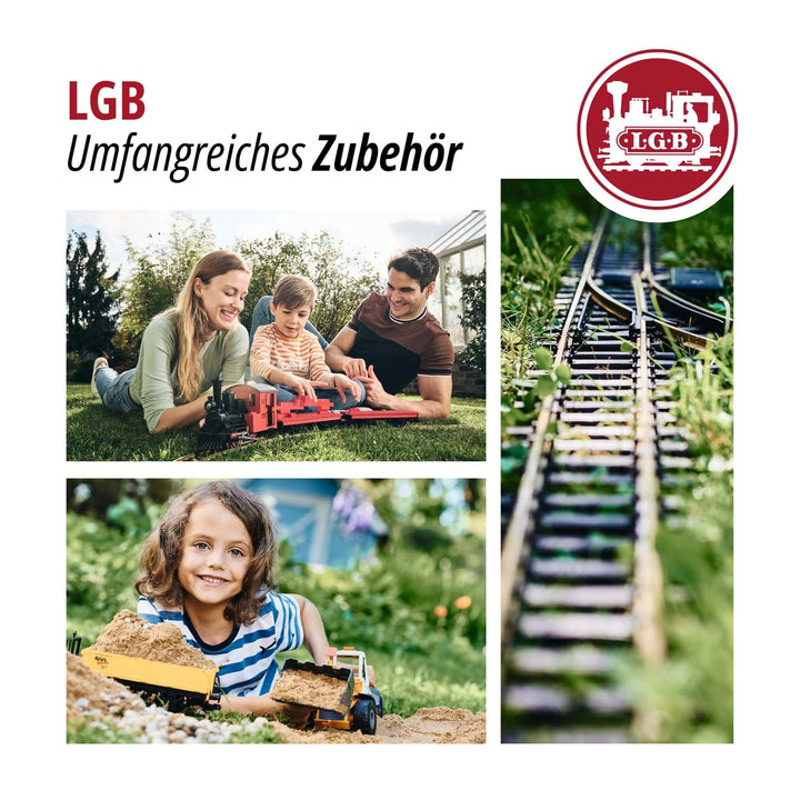 Handweiche Links R3 22,5° Spur G Messing für Gartenbahn - Bild 9