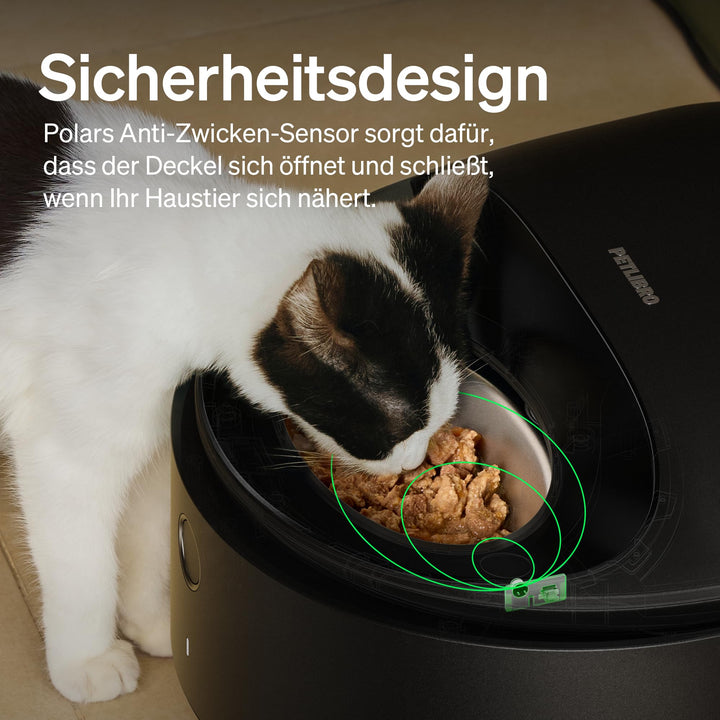 Nassfutter-Futterautomat mit Halbleiterkühlung WLAN 3 Kammern - Bild 5