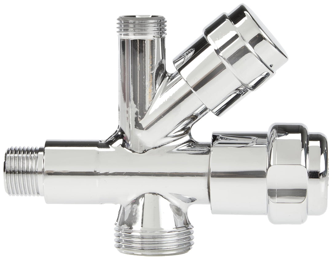 Kombi-Eckventil 3/8" Chrom für Waschtisch, WC und Spüle - Bild 3