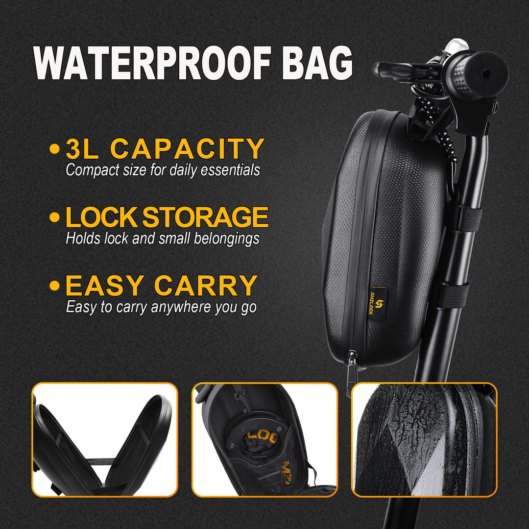 E-Scooter Schloss Handschellen-Design 90cm Kette mit 3L Tasche - Bild 6