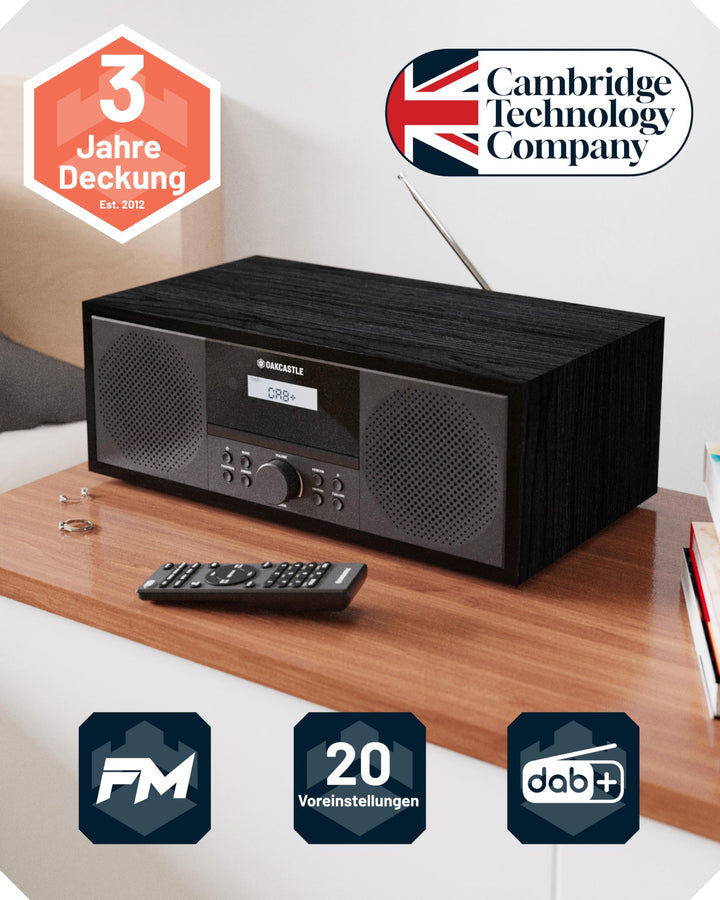 Kompaktanlage DAB+ UKW CD-Player Bluetooth 60W Stereo - Bild 3