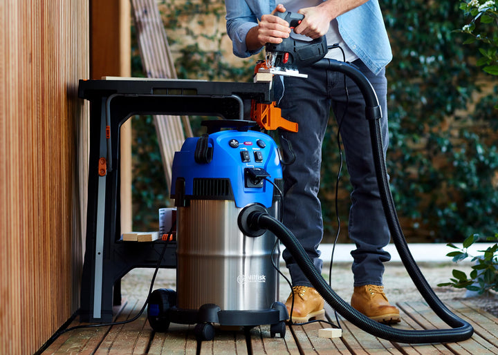 Nass-Trockensauger 30L mit Steckdose 1400W für Werkstatt - Bild 7