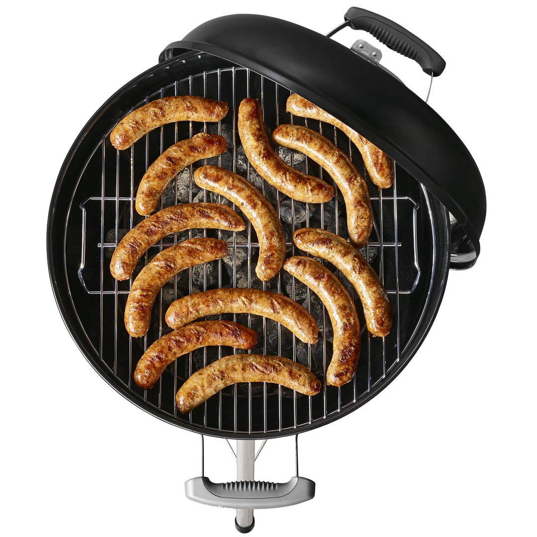 Holzkohlegrill Kugelgrill 47 cm mit Stand, Rädern &amp; Thermometer - Bild 12