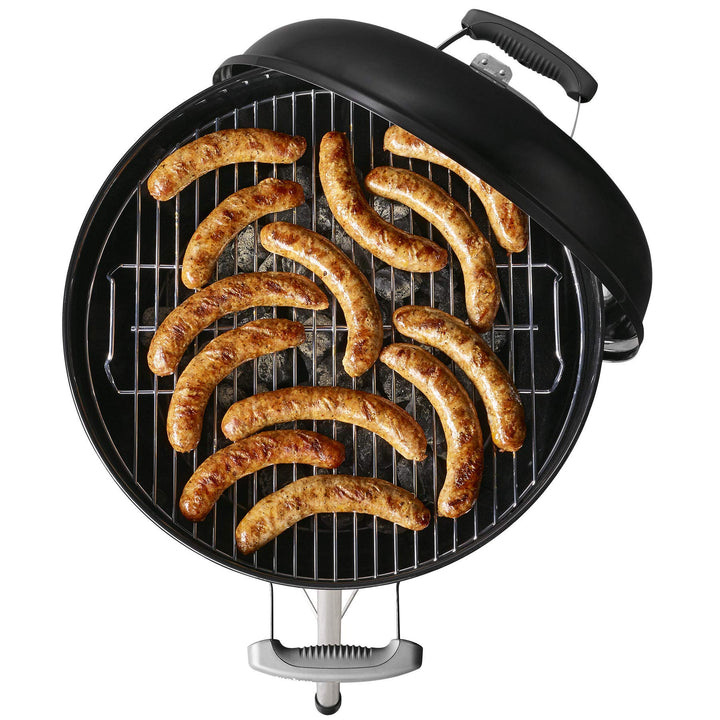Holzkohlegrill Kugelgrill 47 cm mit Stand, Rädern &amp; Thermometer - Bild 12