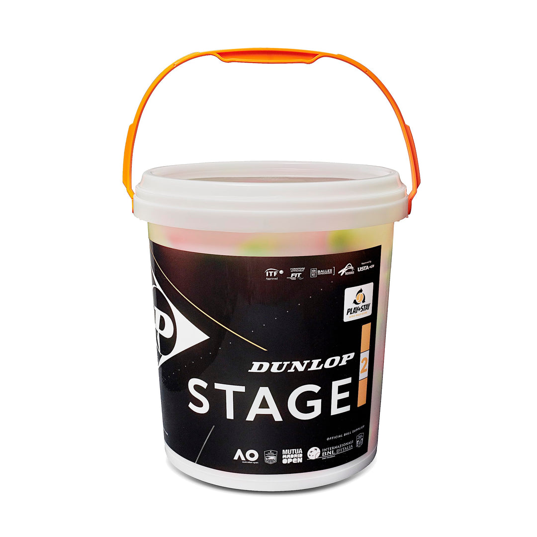 Tennisball Stage 2 Orange für Kinder 8-10 Jahre, 60er Eimer - Bild 3