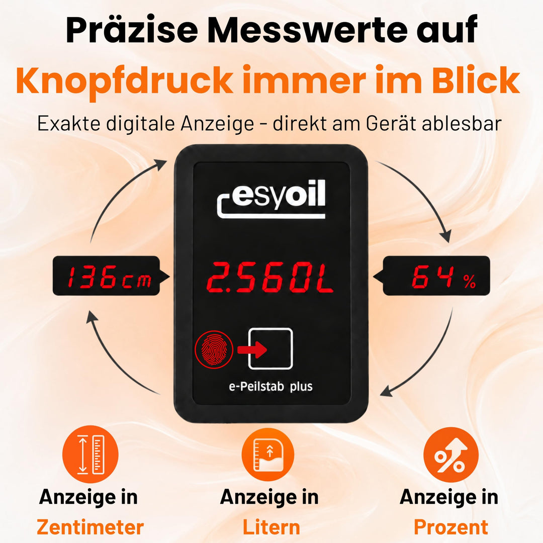 Heizöltank Füllstandsanzeige digital für 500–9.999 L Öltanks - Bild 6
