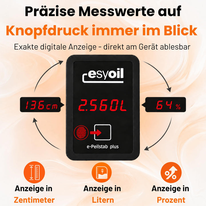 Heizöltank Füllstandsanzeige digital für 500–9.999 L Öltanks - Bild 6