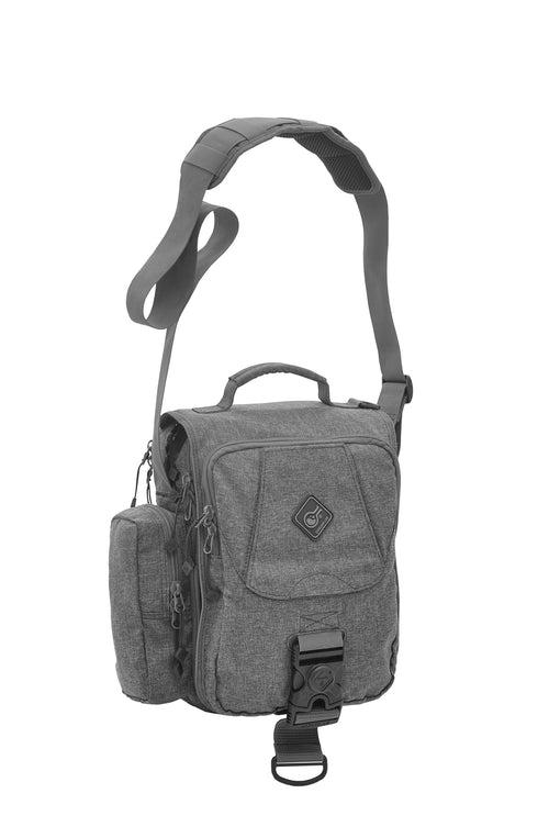 Messenger Bag Polyester Grau für Tablet bis 10 Zoll und MacBook 11 Zoll