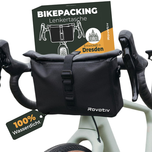 Bikepacking Lenkertasche 3L wasserdicht TPU für Gravelbike MTB Rennrad