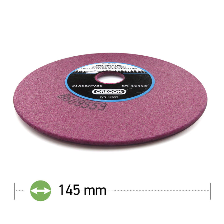 Schleifscheibe Ø 145 mm Korund für Kettensägen-Schärfgerät 5er-Set - Bild 4