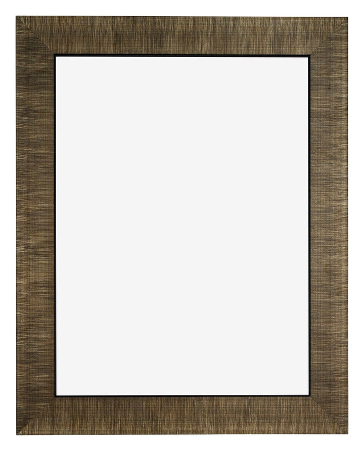 Bilderrahmen 60x80 cm Holz champagner gebürstet entspiegelt - Bild 3