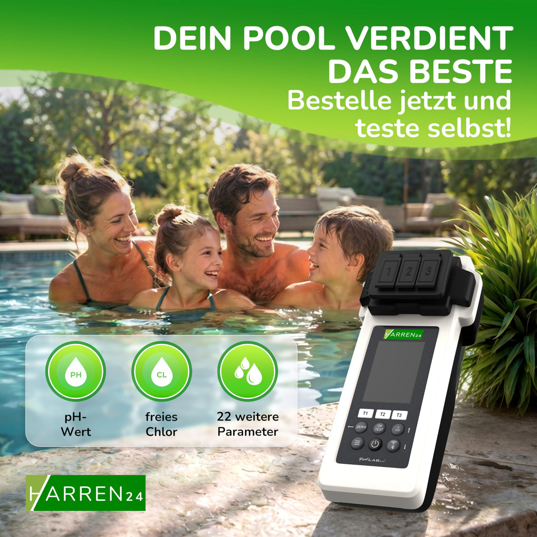 Pool-Photometer elektronisch 24 Parameter Bluetooth Wi-Fi mit 170 Testtabletten - Bild 7