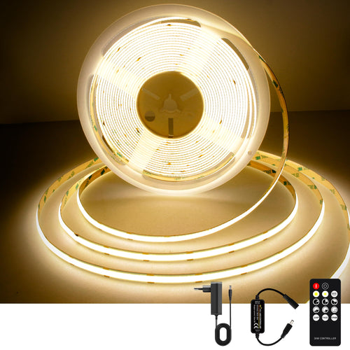 COB LED Streifen 10m Warmweiss 2700K 384 LEDs/m CRI90+