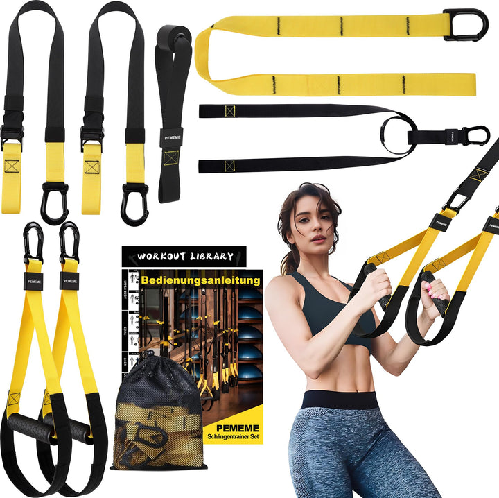 Schlingentrainer Set mit Türanker für Ganzkörpertraining