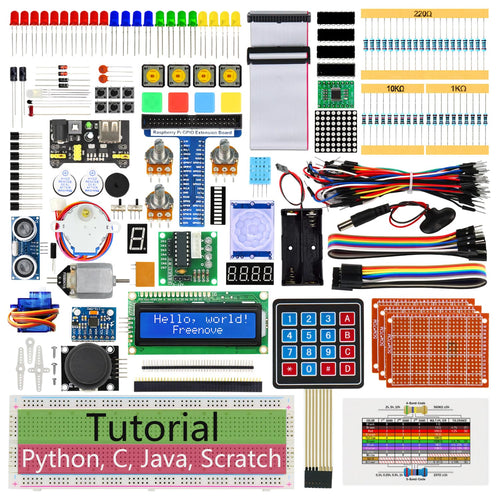 Raspberry Pi Starter Kit 223 Komponenten 128 Projekte Python C Java