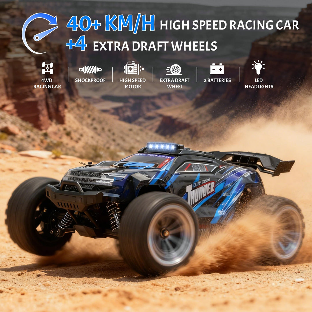 RC Auto 4WD Offroad 1:18 mit 2 Akkus 40 km/h Allradantrieb - Bild 2