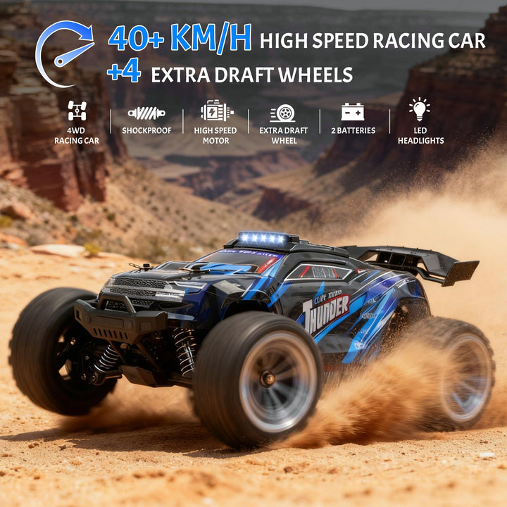 RC Auto 4WD Offroad 1:18 mit 2 Akkus 40 km/h Allradantrieb - Bild 2