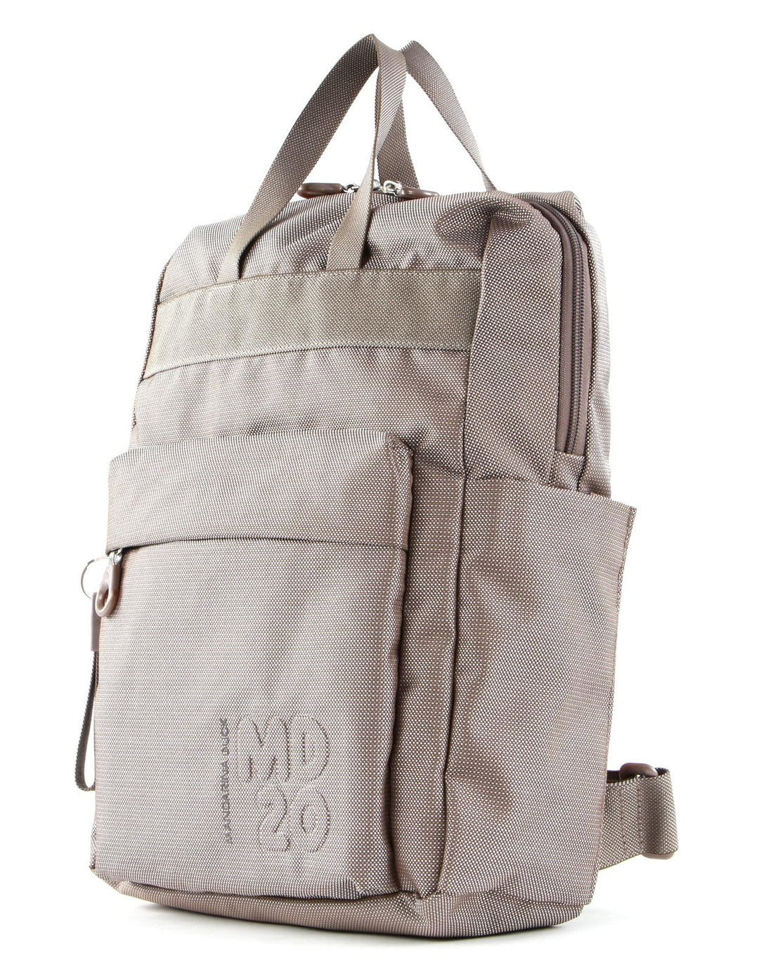 Rucksack Damen Taupe mit Laptopfach und Trolleyhalterung - Bild 2