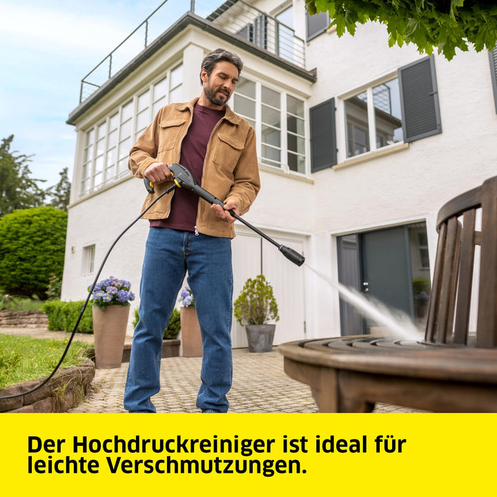 Hochdruckreiniger 110 bar 360 l/h kompakt für Garten &amp; Fahrrad - Bild 2