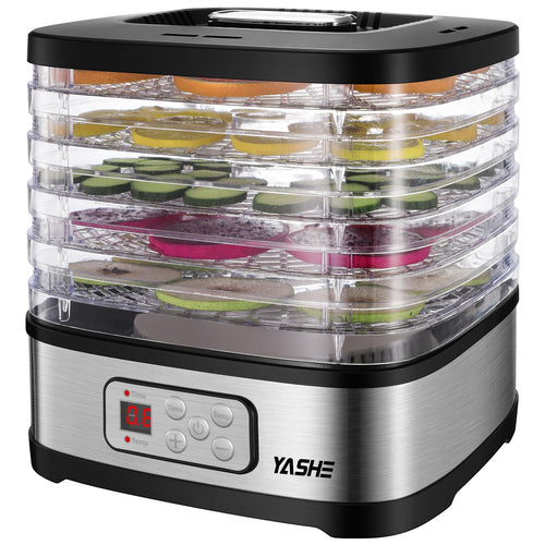 Dörrautomat 5 Tabletts 35-70°C 72h Timer 240W BPA-frei