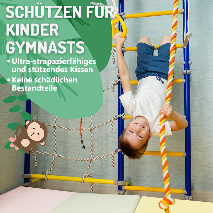 Turnmatte klappbar 5-Panel 195x75x2,8cm für Kinder und Fitness - Bild 3