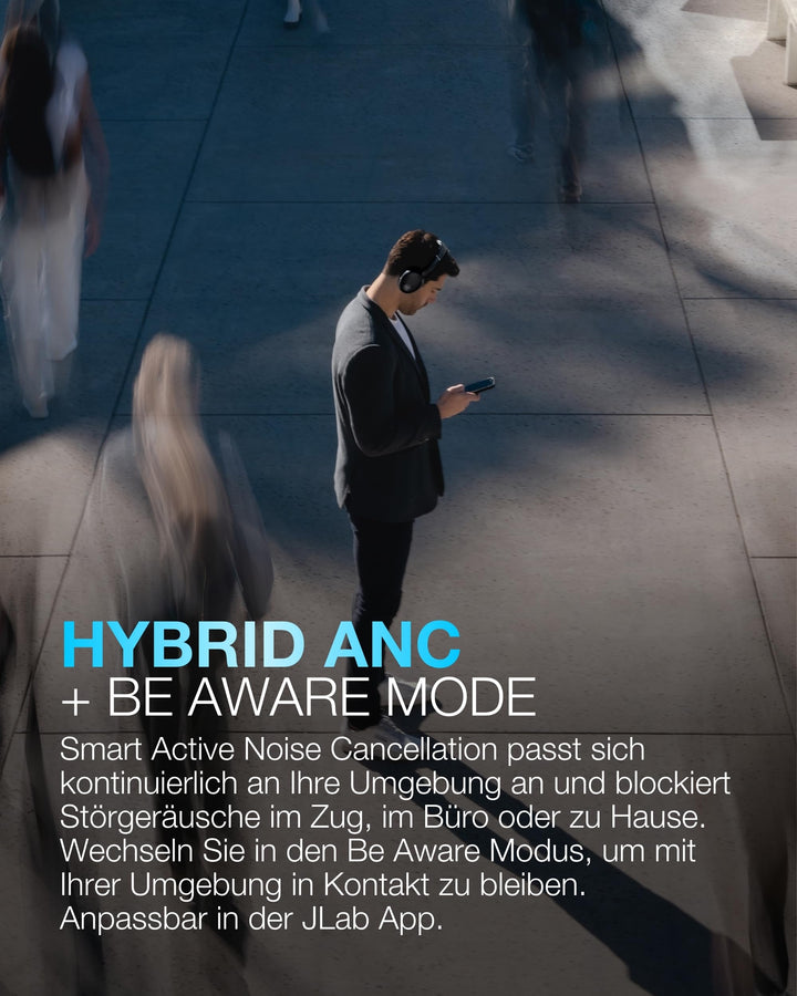 Over-Ear Bluetooth Kopfhörer ANC 70h Akku Spatial Audio Graphit - Bild 2