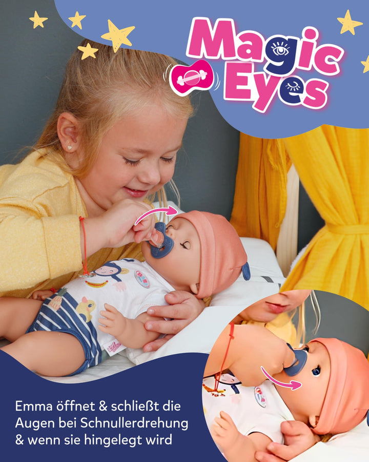 Babypuppe 43 cm mit Wasserzauber-Funktion Dschungel-Look Unisex - Bild 4