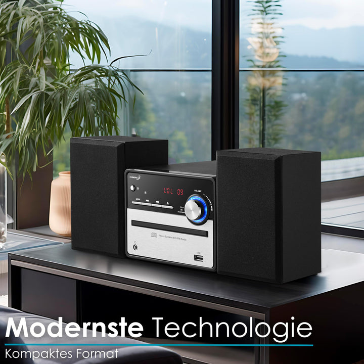 Kompaktanlage HiFi Stereo mit CD/MP3, FM Radio, USB, 2x4W - Bild 2