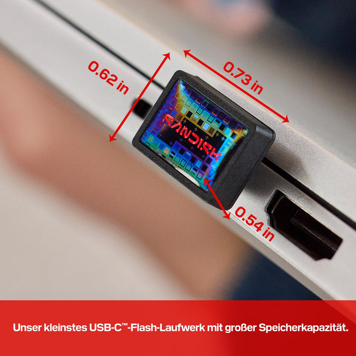 USB-C Stick 512 GB Mini-Format bis 400 MB/s Lesen - Bild 10