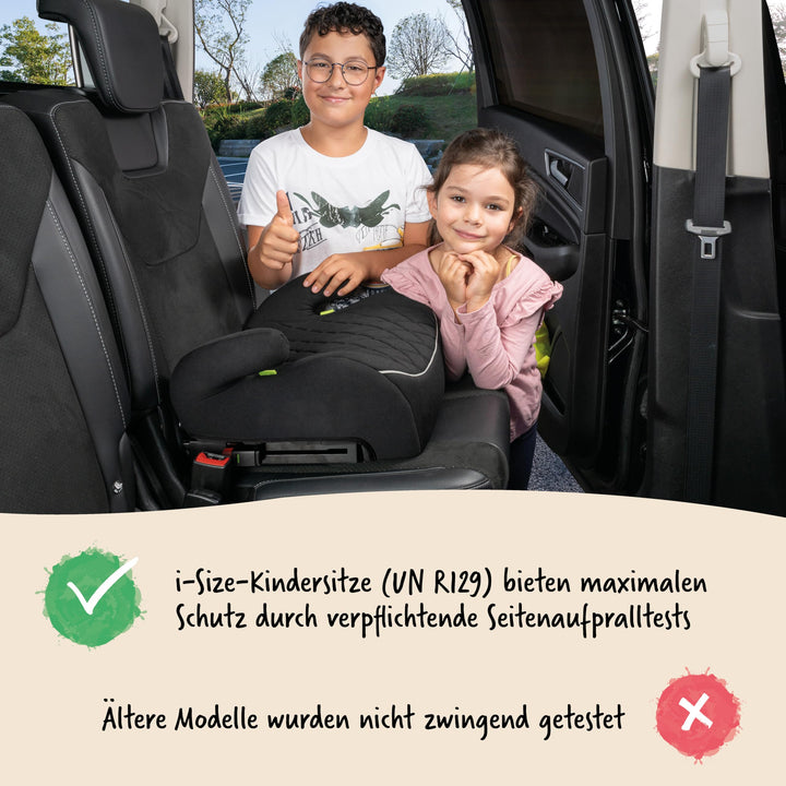 Kindersitzerhöhung ISOFIX i-Size 125–150 cm, schmal, ECE R 129 - Bild 6