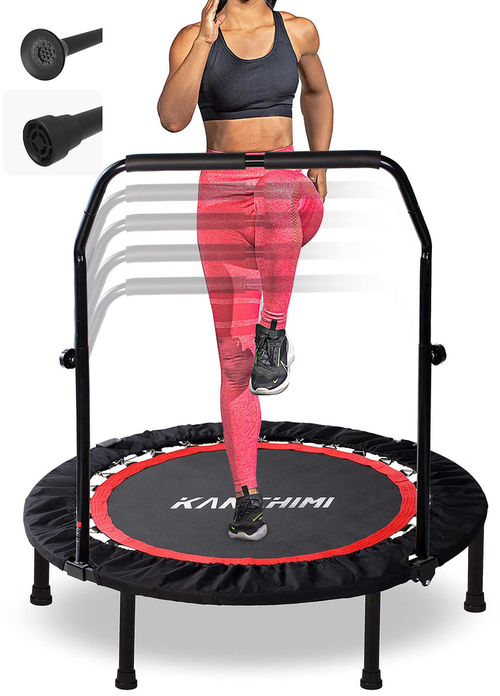 Fitness Trampolin faltbar mit Griff 101.6 cm für Heimtraining