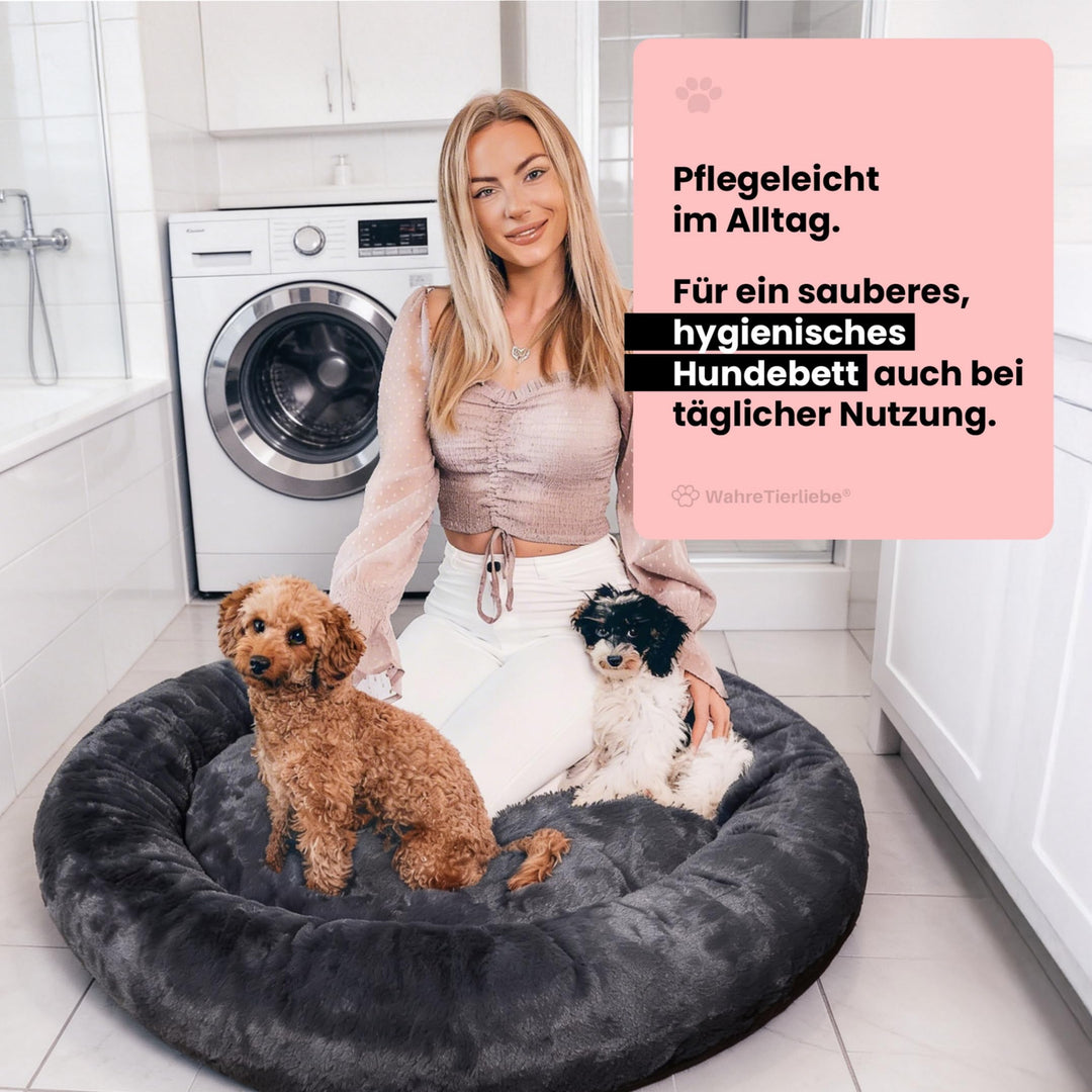 Orthopädisches Hundebett mit hohem Rand, waschbar, Made in Germany - Bild 6