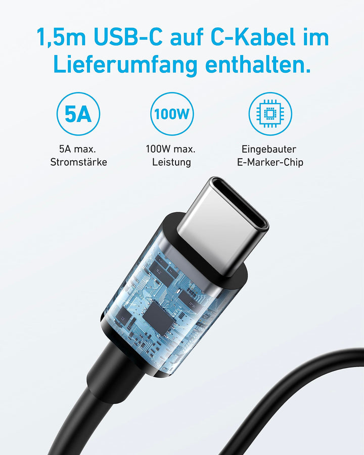 USB-C Ladegerät 67W 3-Port mit USB-A für Laptop &amp; Smartphone - Bild 6