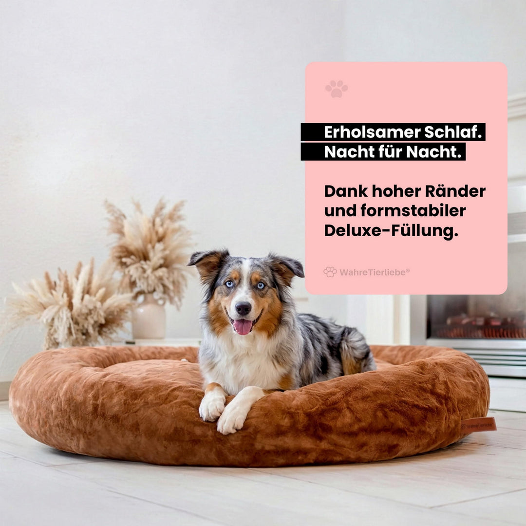 Orthopädisches Hundebett mit hohem Rand, waschbar, Made in Germany - Bild 3