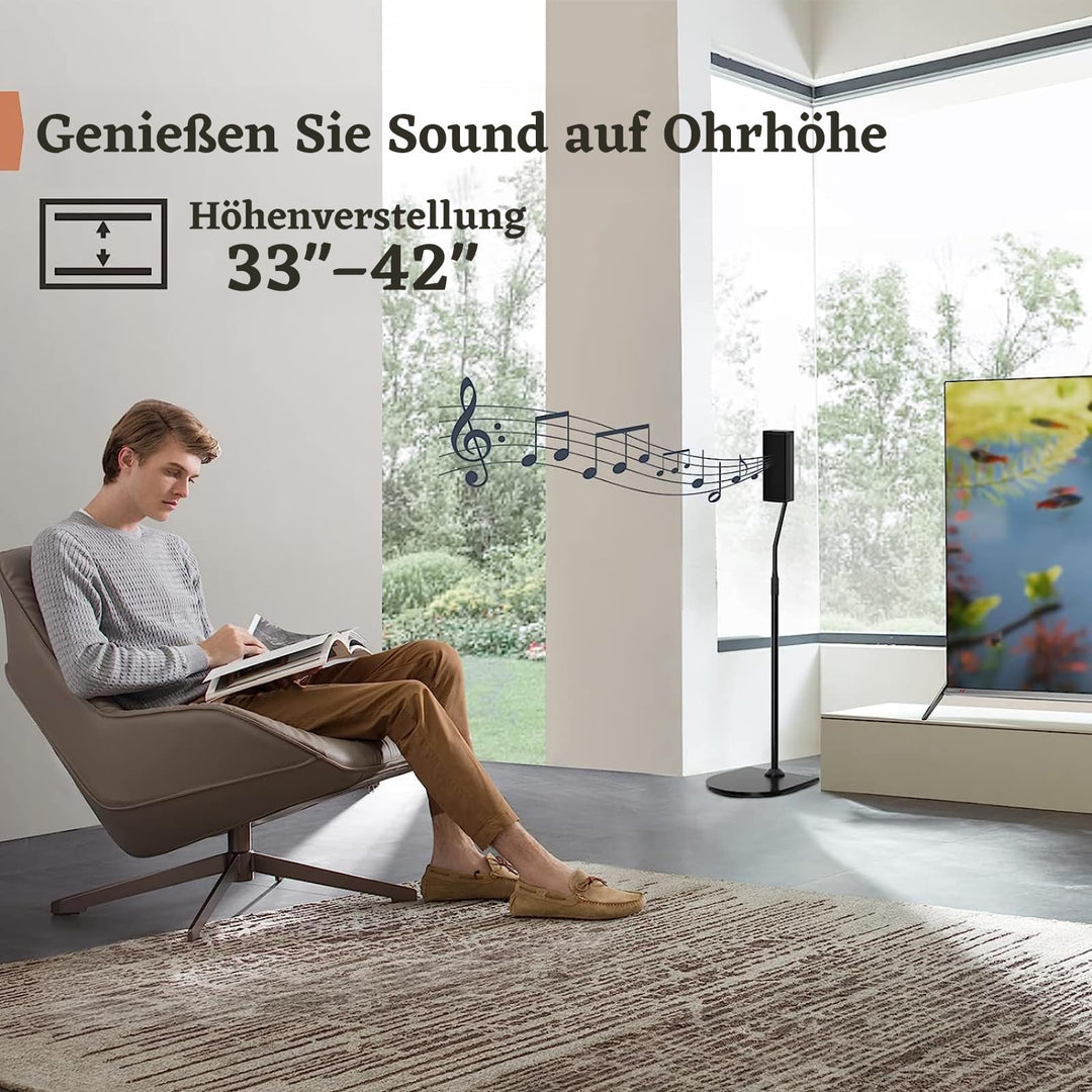Lautsprecherständer höhenverstellbar mit Slideconnect für Bose Surround - Bild 7