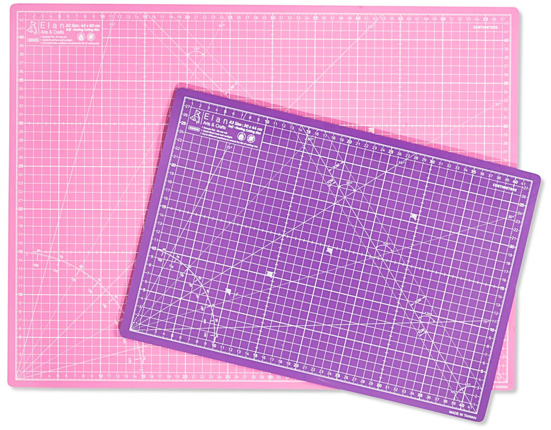 Schneidematte selbstheilend A2 45x60 cm Rosa 5-lagig Nähen Quilten - Bild 3