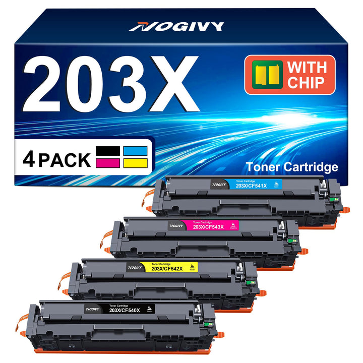 Toner-Set 4-Pack 203X/203A für HP Color LaserJet Pro M281fdw