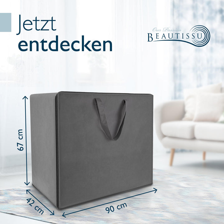 Klappmatratze faltbar 200x90 cm Visco-Schaum Härtegrad H3 mit Tasche - Bild 5