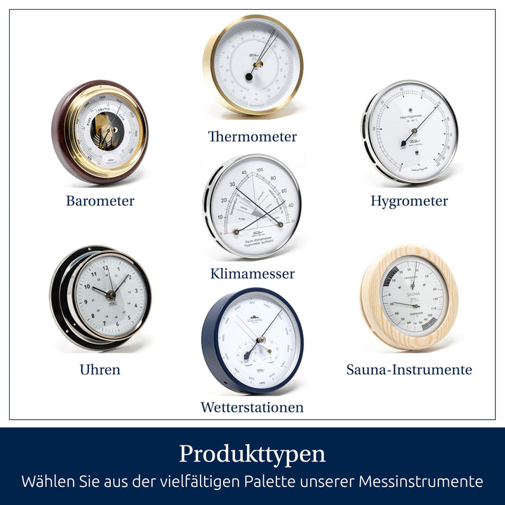 Haar-Hygrometer Edelstahl 103mm Ø für Aussen, 0–100% rF - Bild 9