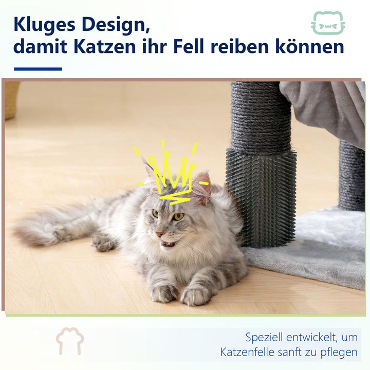 Kratzbaum XXL Sisal 168 cm für grosse Katzen mit Hängematte