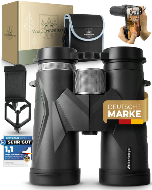 Fernglas 12x42 Magnesium BAK4-Prisma FMC wasserdicht für Brillenträger