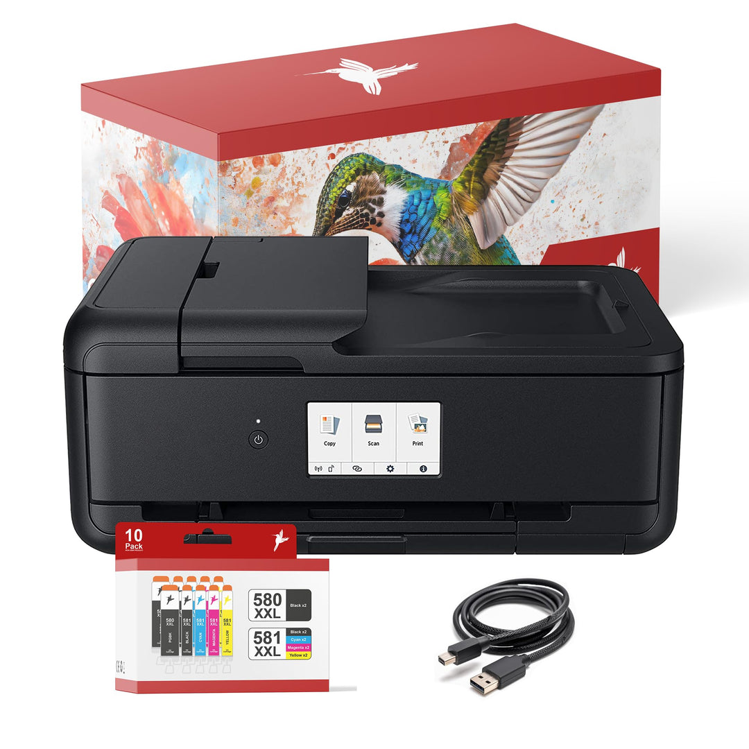 Multifunktionsdrucker A3 mit Scanner, Kopierer + 10 XXL Patronen