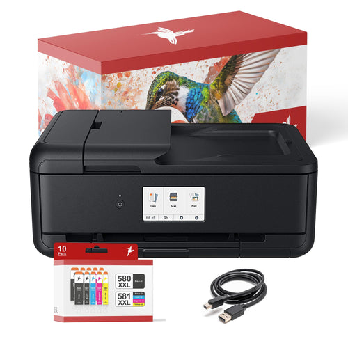 Multifunktionsdrucker A3 mit Scanner, Kopierer + 10 XXL Patronen