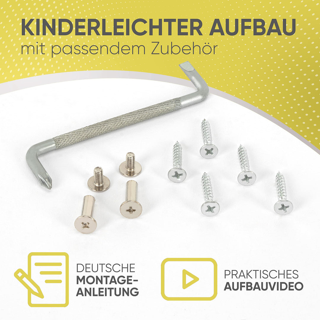 Rausfallschutz Bett Stahl 90 cm für Kinder- und Elternbett - Bild 7