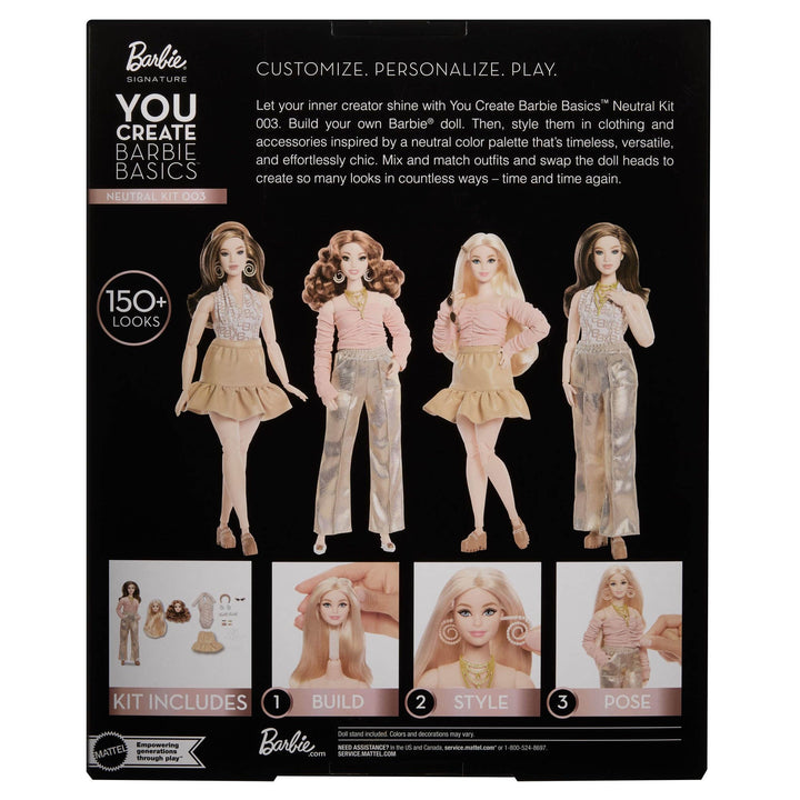 Modepuppe You Create Neutral Kit mit 3 Köpfen und 150+ Looks - Bild 6