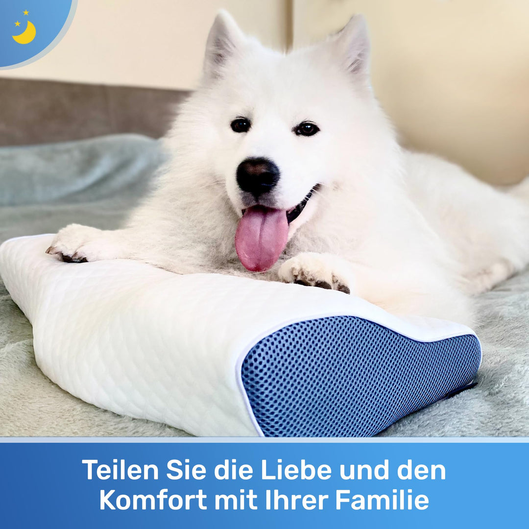 Memory Foam Nackenkissen Schmetterling für alle Schlafpositionen - Bild 8