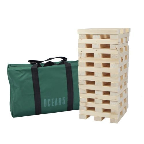 Wackelturm XXL Holz 60 Teile Stapelspiel bis 150 cm Höhe
